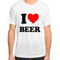 I Heart Beer For Beer Drinker I Love Beer Adult ChromaSoft Performance T-Shirt