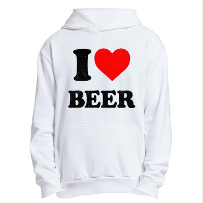 I Heart Beer For Beer Drinker I Love Beer Urban Pullover Hoodie