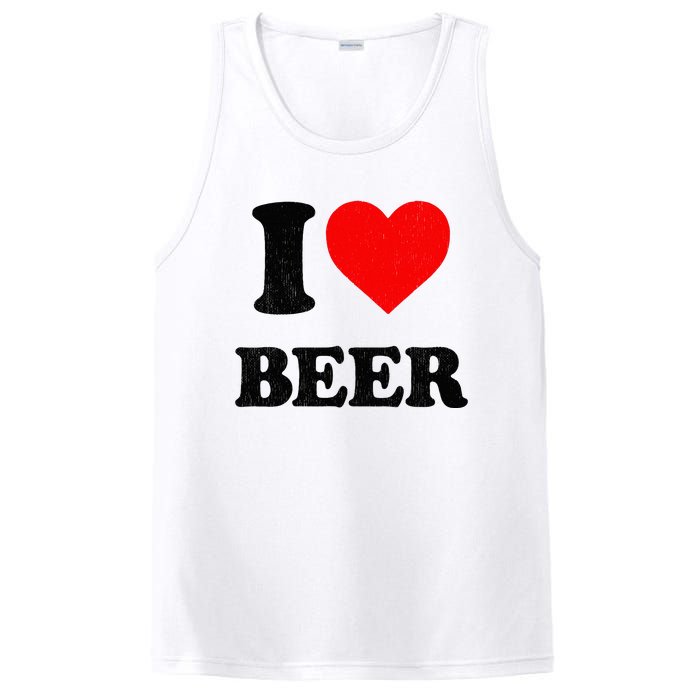 I Heart Beer For Beer Drinker I Love Beer PosiCharge Competitor Tank