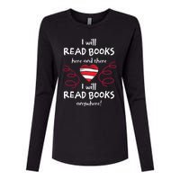 I Heart Books. Book Lovers. Readers. Read More Books. Womens Cotton Relaxed Long Sleeve T-Shirt