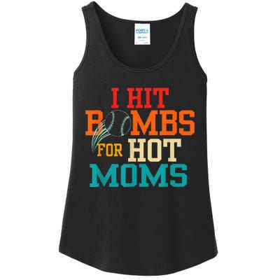 I Hit Bombs For Hot Moms Ladies Essential Tank