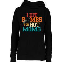 I Hit Bombs For Hot Moms Womens Funnel Neck Pullover Hood