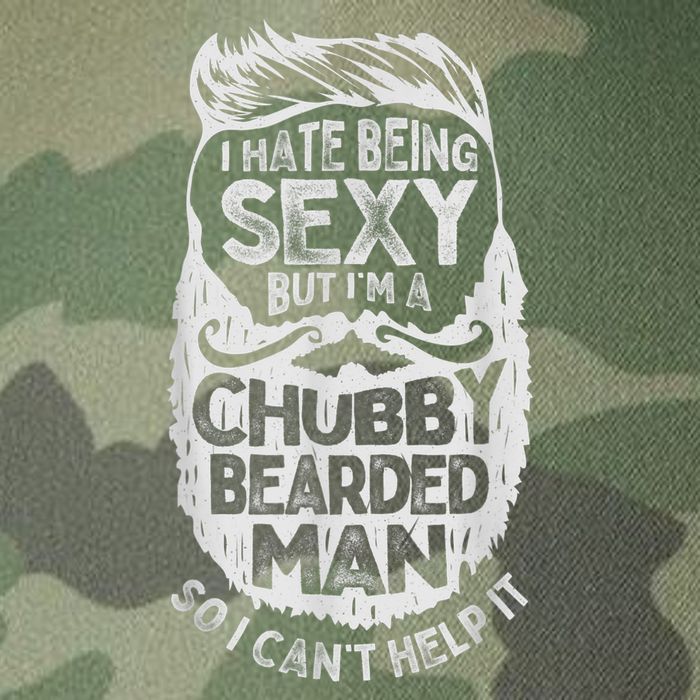 I Hate Being Sexy But I'm A Chubby Bearded Man Funny Beard Legacy Tie Dye Trucker Hat