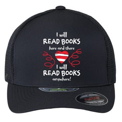 I Heart Books. Book Lovers. Readers. Read More Books. Flexfit Unipanel Trucker Cap