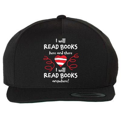 I Heart Books. Book Lovers. Readers. Read More Books. Wool Snapback Cap