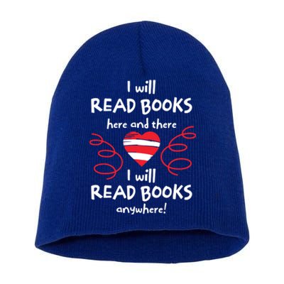 I Heart Books. Book Lovers. Readers. Read More Books. Short Acrylic Beanie