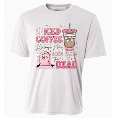 Iced Halloween Brings Me Back From The Dead Cooling Performance Crew T-Shirt