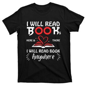 I Heart Books. Book Lovers. Readers. Read More Books. T-Shirt