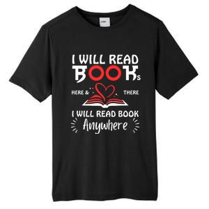 I Heart Books. Book Lovers. Readers. Read More Books. Tall Fusion ChromaSoft Performance T-Shirt