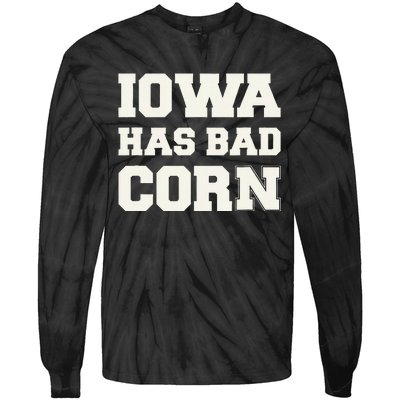 Iowa Has Bad Corn Tie-Dye Long Sleeve Shirt