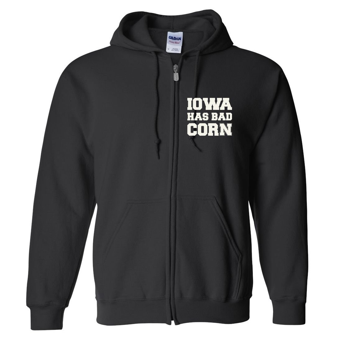 Iowa Has Bad Corn Full Zip Hoodie