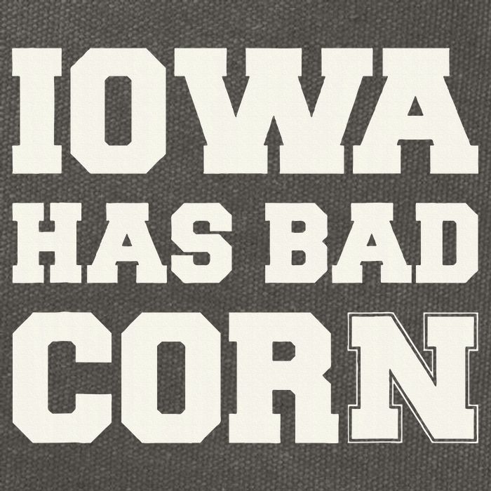 Iowa Has Bad Corn Cotton Canvas Backpack