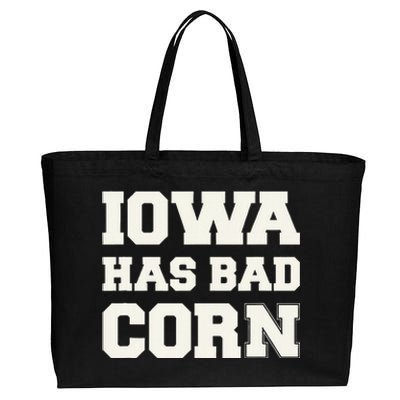 Iowa Has Bad Corn Cotton Canvas Jumbo Tote