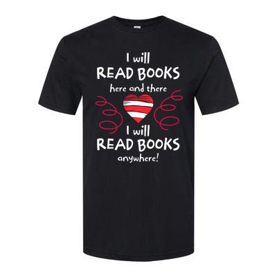 I Heart Books Book Lovers Readers Read More Books Softstyle CVC T-Shirt