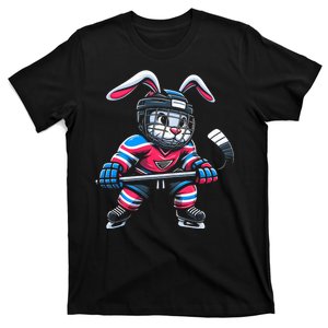 Ice Hockey Bunny Easter Rabbit Hockey Cool T-Shirt