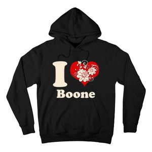 I Heart Boone North Carolina Floral Hoodie