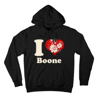 I Heart Boone North Carolina Floral Hoodie