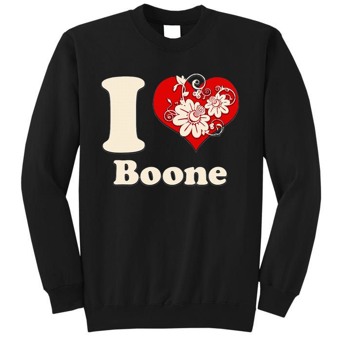 I Heart Boone North Carolina Floral Sweatshirt