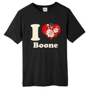 I Heart Boone North Carolina Floral Tall Fusion ChromaSoft Performance T-Shirt