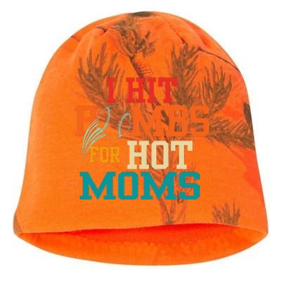 I Hit Bombs For Hot Moms Kati - Camo Knit Beanie