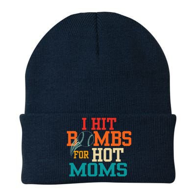 I Hit Bombs For Hot Moms Knit Cap Winter Beanie