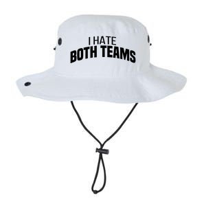 I Hate Both Teams Funny Football Great Gift Legacy Cool Fit Booney Bucket Hat