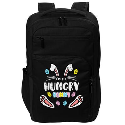 Im Hungry Bunny Funny Easter Matching Family Women Impact Tech Backpack