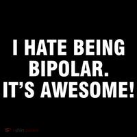 I Hate Being Bipolar It’s Awesome Cool Gift 7-Panel Snapback Hat