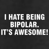 I Hate Being Bipolar It’s Awesome Cool Gift Adult Drive Performance Visor