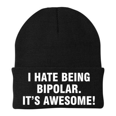I Hate Being Bipolar It’s Awesome Cool Gift Beanie