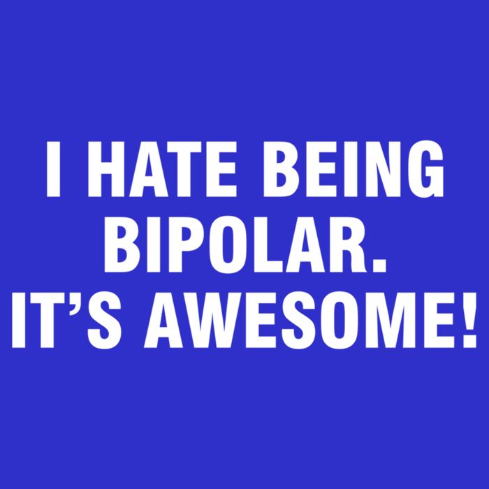 I Hate Being Bipolar It’s Awesome Cool Gift Sustainable Knit Beanie