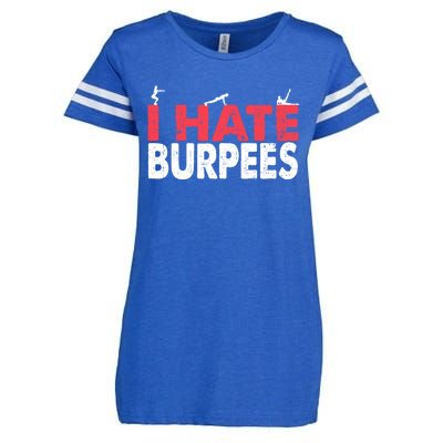 I Hate Burpees Gym Fitness 'S Bodybuilding Meaningful Gift Enza Ladies Jersey Football T-Shirt