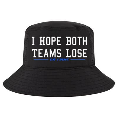 I Hope Both Teams Lose Cool Comfort Performance Bucket Hat