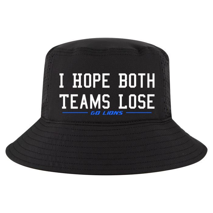 I Hope Both Teams Lose Cool Comfort Performance Bucket Hat