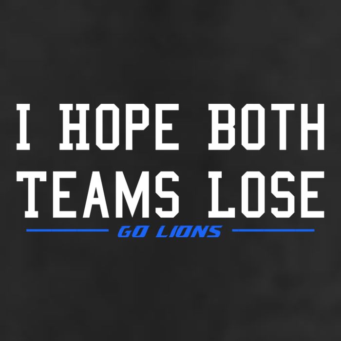 I Hope Both Teams Lose Cool Comfort Performance Bucket Hat