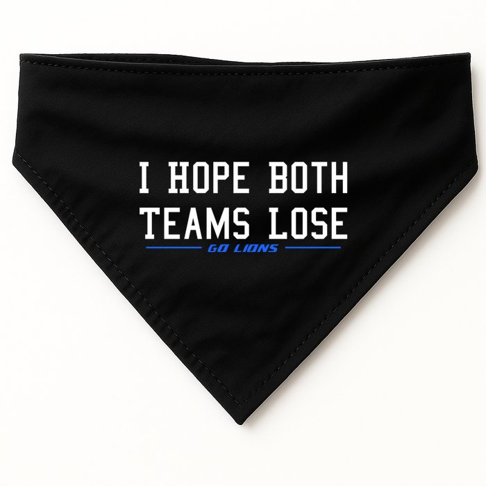 I Hope Both Teams Lose USA-Made Doggie Bandana
