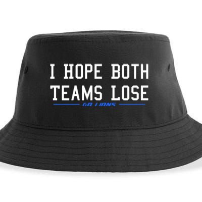 I Hope Both Teams Lose Sustainable Bucket Hat