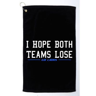 I Hope Both Teams Lose Golf Towel