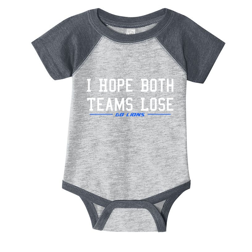 I Hope Both Teams Lose Infant Baby Jersey Bodysuit