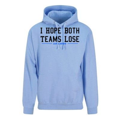 I Hope Both Teams Lose Unisex Surf Hoodie