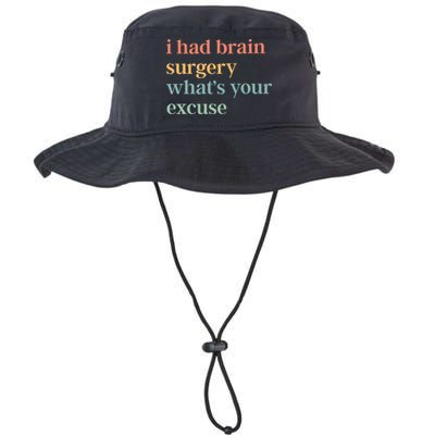 I Had Brain Surgery WhatS Your Excuse Brain Surgery Bucket Hat