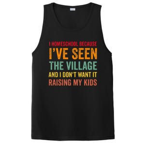 I Homeschool Because I’Ve Seen The Village Homeschool Mom PosiCharge Competitor Tank