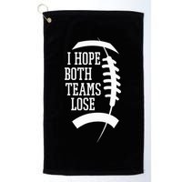 I Hope Both Teams Lose Golf Towel