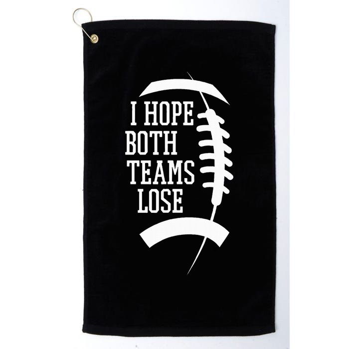 I Hope Both Teams Lose Golf Towel