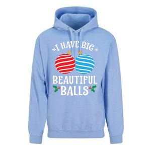 I Have Big Beautiful Balls Xmas Ornament Merry Christmas Holiday Apparels Unisex Surf Hoodie