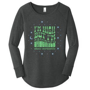 Im High But Im Grounded Women's Perfect Tri Tunic Long Sleeve Shirt