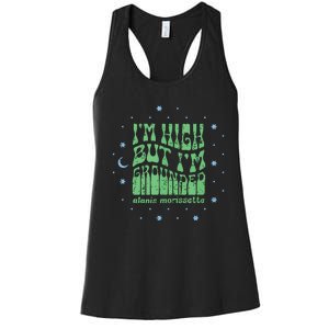 Im High But Im Grounded Women's Racerback Tank