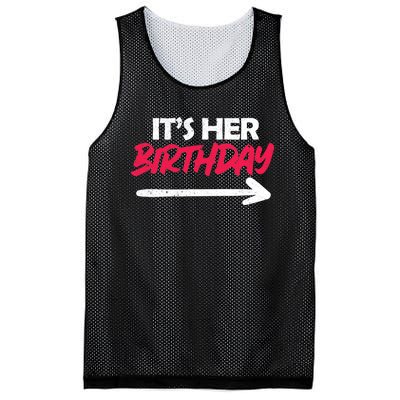 It's Her Birthday Mesh Reversible Basketball Jersey Tank