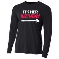 It's Her Birthday Cooling Performance Long Sleeve Crew