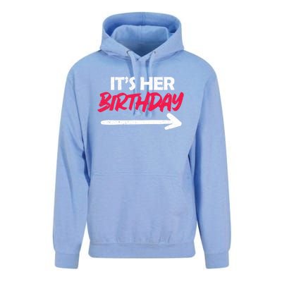 It's Her Birthday Unisex Surf Hoodie